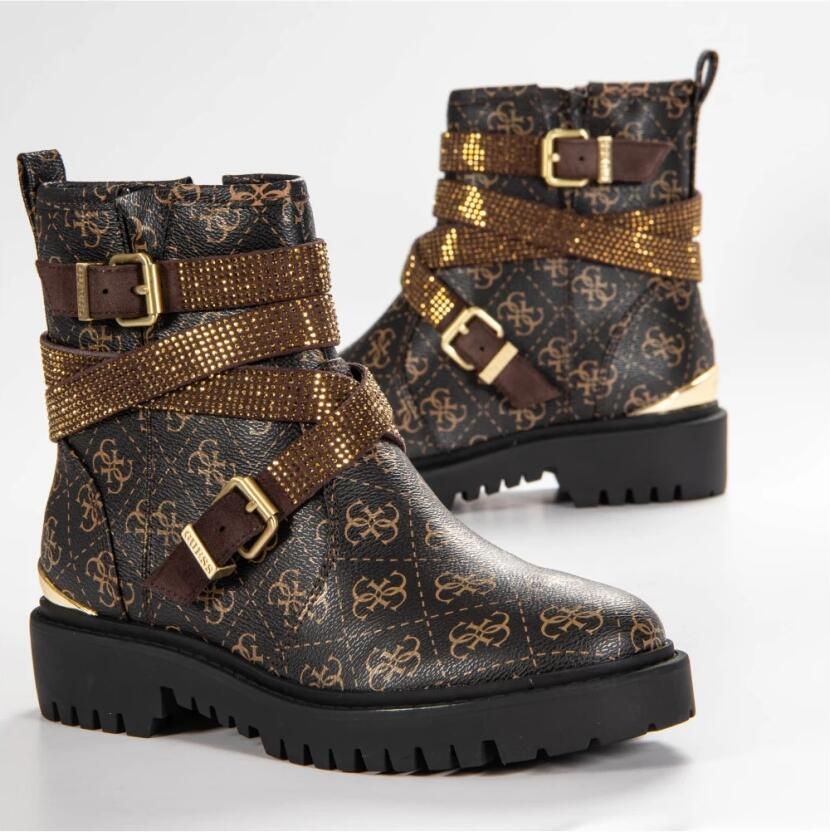 Guess Boot biker strassé en cuir - Foto 3