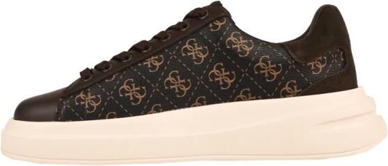 Guess Bruine Casual Synthetische Sneakers met 4cm Rubberen Zool