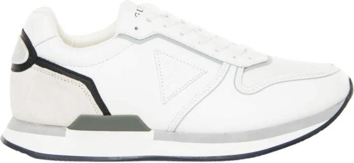 Guess Witte Leren Sneaker met 4 cm Rubberen Zool White Heren - Foto 6