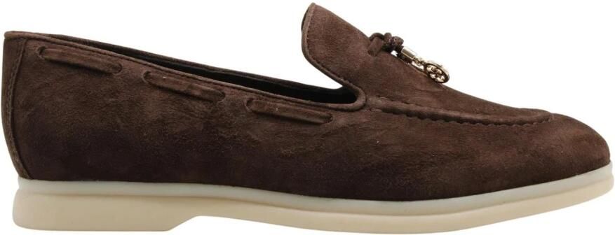GUESS Dames Mocassin Bruin FLTNAI-SUE14 BROWN Aryanai - Foto 15