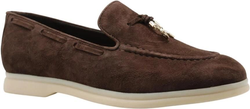 GUESS Dames Mocassin Bruin FLTNAI-SUE14 BROWN Aryanai - Foto 13