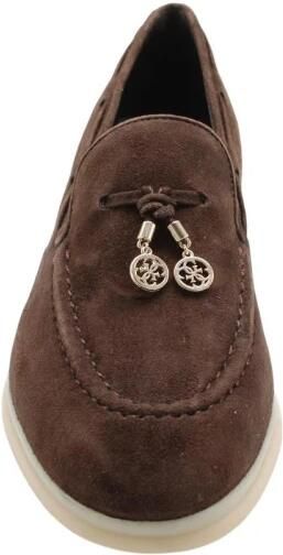 GUESS Dames Mocassin Bruin FLTNAI-SUE14 BROWN Aryanai - Foto 17