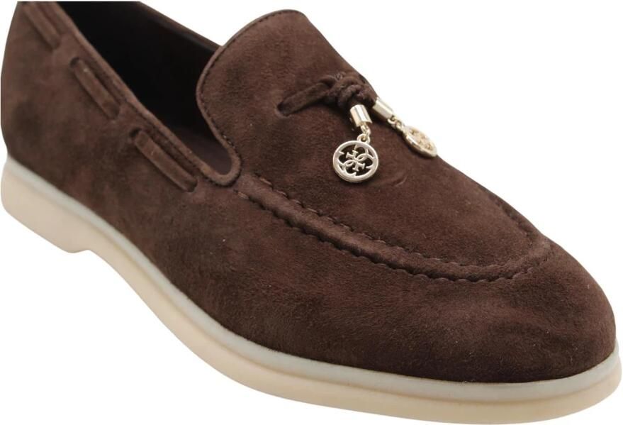 GUESS Dames Mocassin Bruin FLTNAI-SUE14 BROWN Aryanai - Foto 6