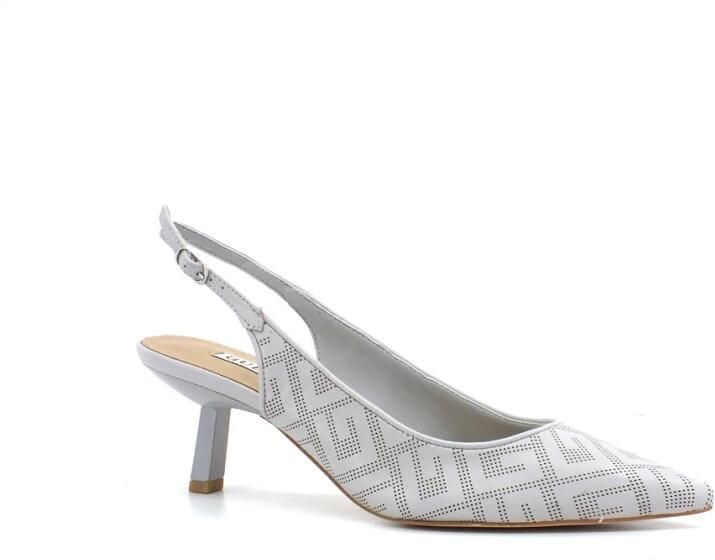 Guess Puntige Neus Raheli 55mm Hakken in Grijs Eco Leer Gray Dames - Foto 2