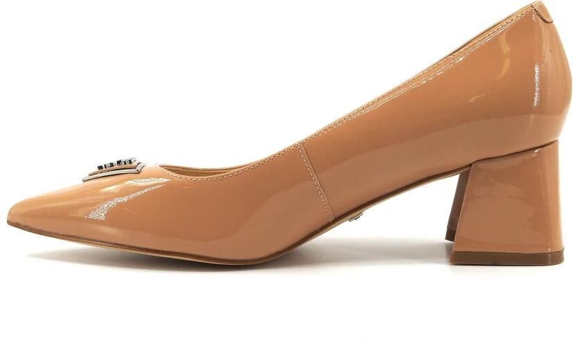 Guess Beige Leren Décolleté met Dubbele Hak Beige Dames - Foto 2