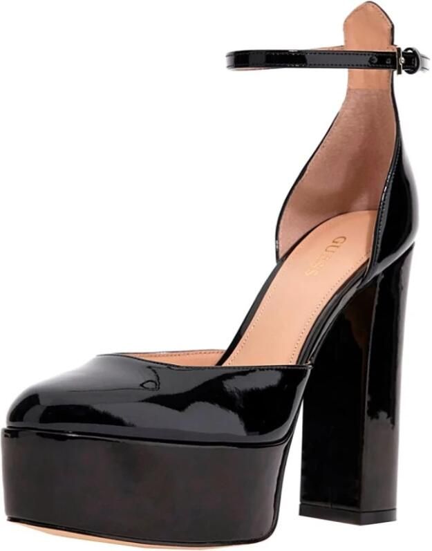 Guess Enkelband Sandalen Calane Model Black Dames - Foto 3