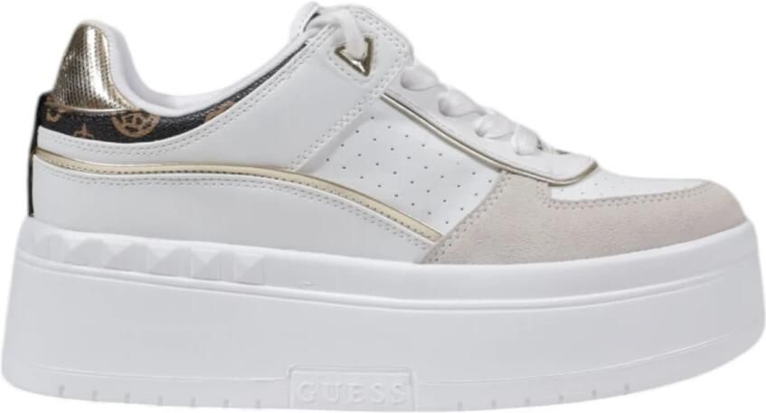 Guess Lage Schoenen Lente Zomer Collectie Vrouwen White Dames - Foto 4