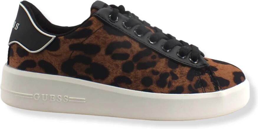 Guess Herfst Winter Sneakers met Synthetisch Materiaal en Stoffen Bovenkant Black
