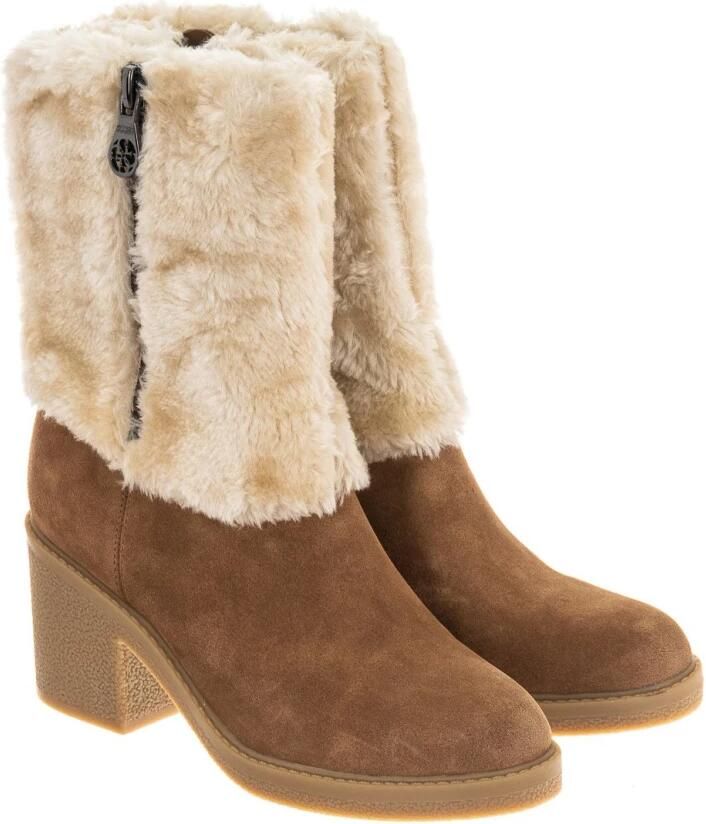 Guess Ronde Suede Enkellaarsjes - Foto 3