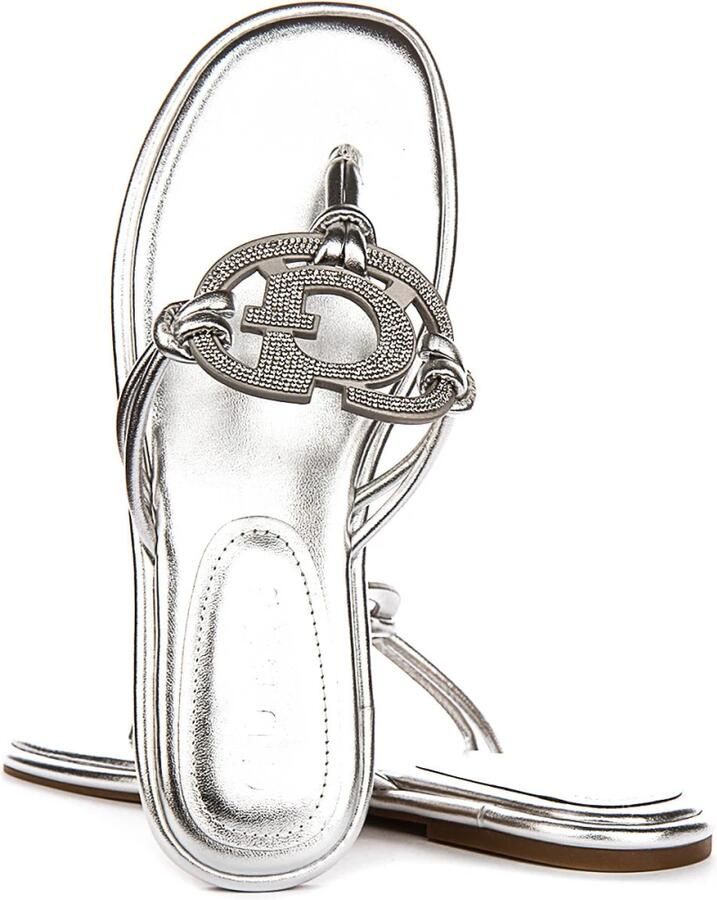 GUESS Teenslipper 'SAIMAS' zilver - Foto 2