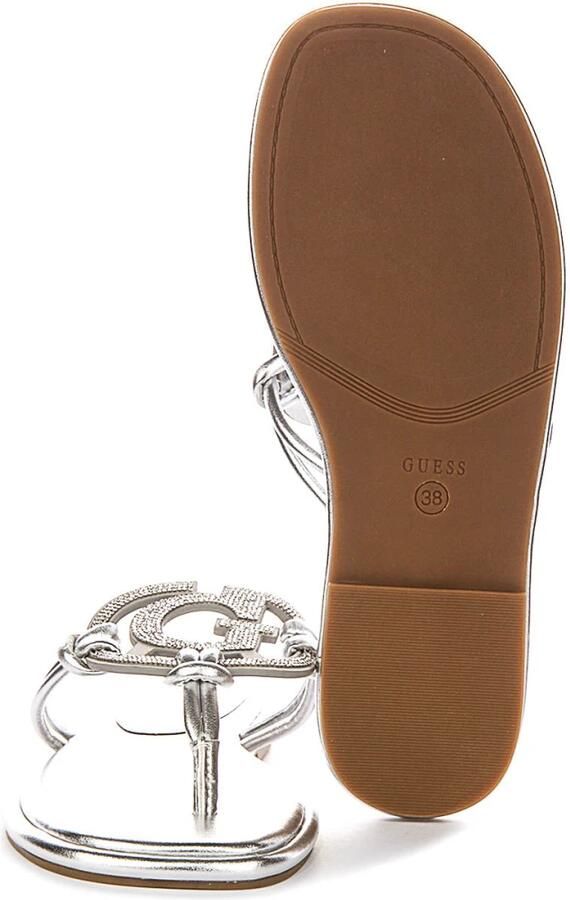 GUESS Teenslipper 'SAIMAS' zilver - Foto 3