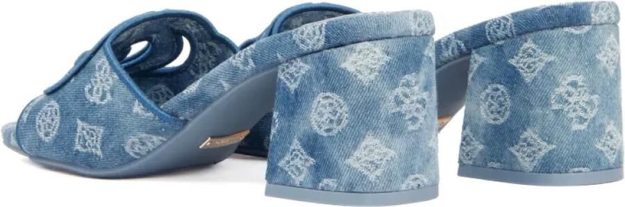 GUESS denim muiltjes blauw - Foto 4