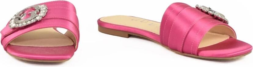 Guess Stijlvolle Sandaal met Rubberen Zool Pink Dames