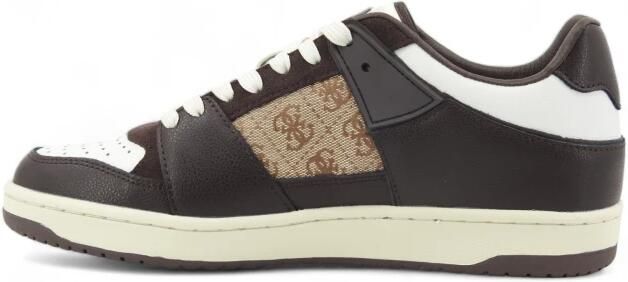 Guess Bruine leren sneakers Fmjsawfap12 Brown Heren - Foto 3