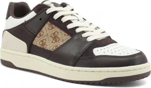 Guess Bruine leren sneakers Fmjsawfap12 Brown Heren - Foto 2