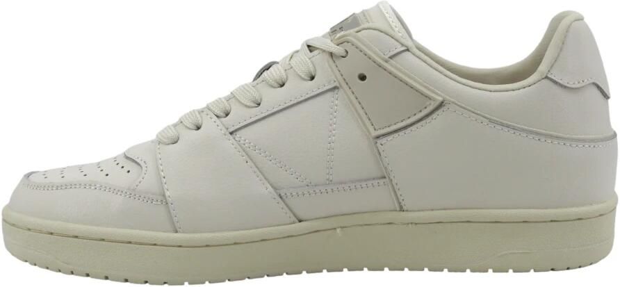 Guess Sava Mid Mixed-Leather High-Top Sneakers