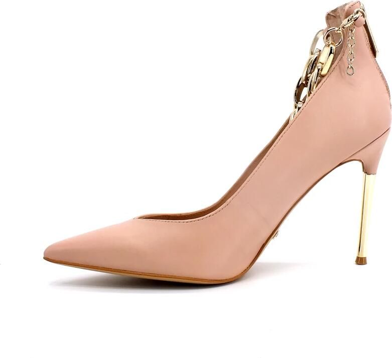 Guess Leren Stiletto Hakken met Ritssluiting Pink Dames - Foto 2