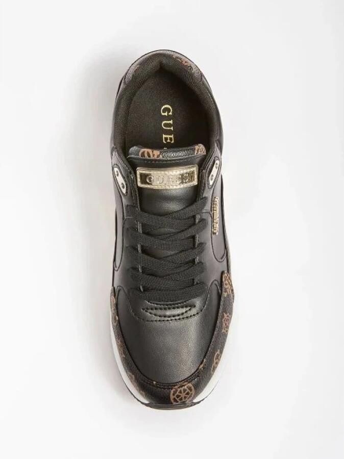 Guess Dames Sneakers Moxea Active Lady Zwart Bruin Multilogo Black Dames - Foto 7