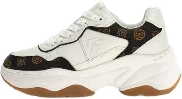 GUESS Slip-On Sporty Lace-Up Sneakers Wo White - Foto 5