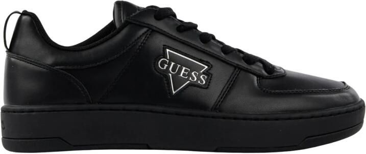 Guess Zwarte Sneakers Sportieve Stijl Ronde Neus