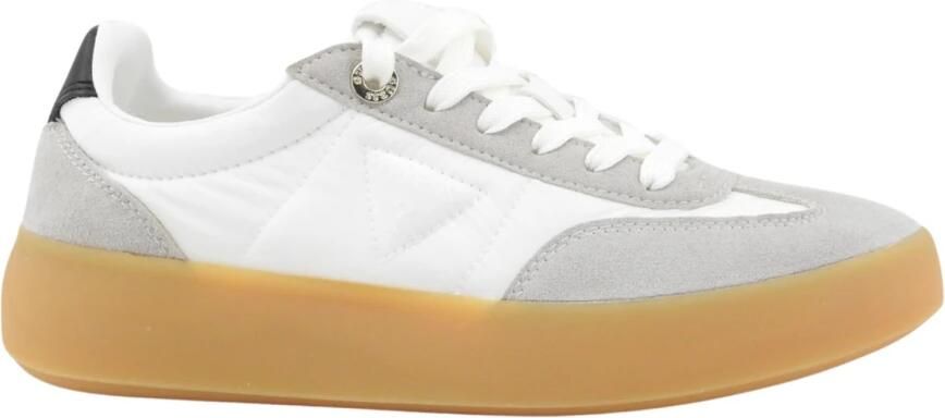GUESS Sneakers laag 'PARLET' lichtgrijs zwart wit