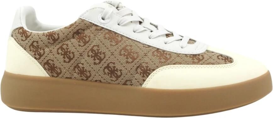 GUESS dames sneaker Parlet beige bruin - Foto 2
