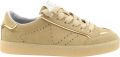 Guess Sneakers van leermix met reliëflogo Model 'JHELL' - Beige