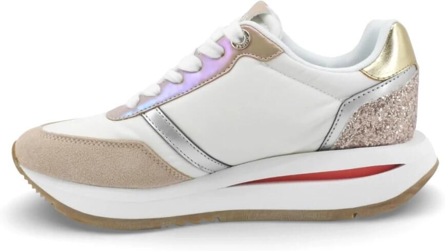 GUESS Eagar Sneakers Laag Wit - Foto 3