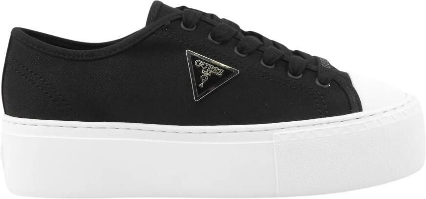 GUESS Sneakers laag 'Joezi3' zwart wit