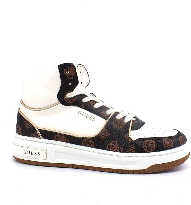 GUESS Dames Sneakers Tullia Witte Hoge Sportieve Schoenen - Foto 4
