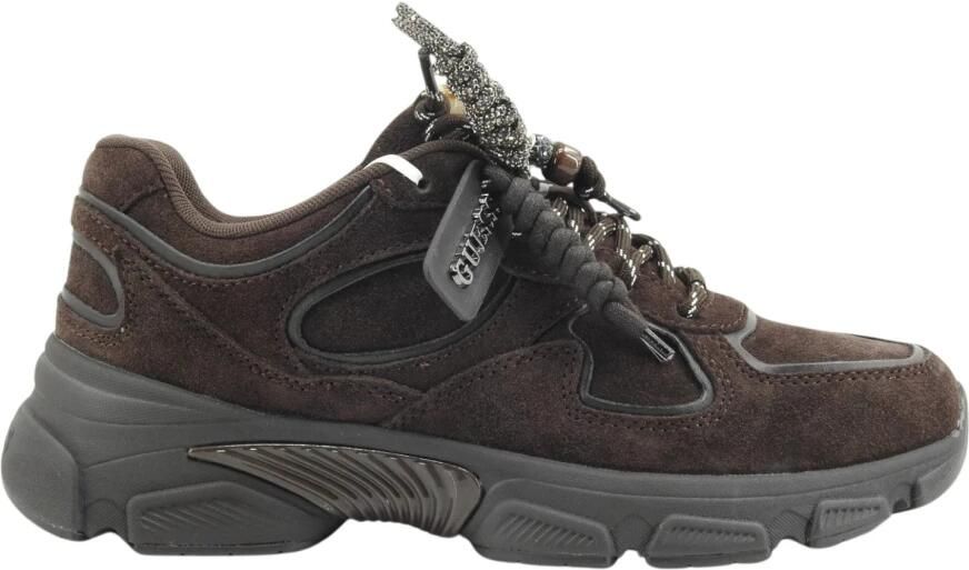 Guess Irrina Sneakers Van Echt Leer