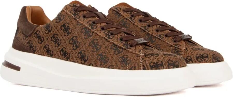 GUESS Elba Schoenen Bruin Man - Foto 4