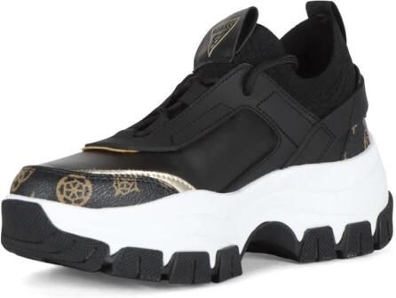 Guess Sneakers met logo print van stof en eco-leer - Foto 7