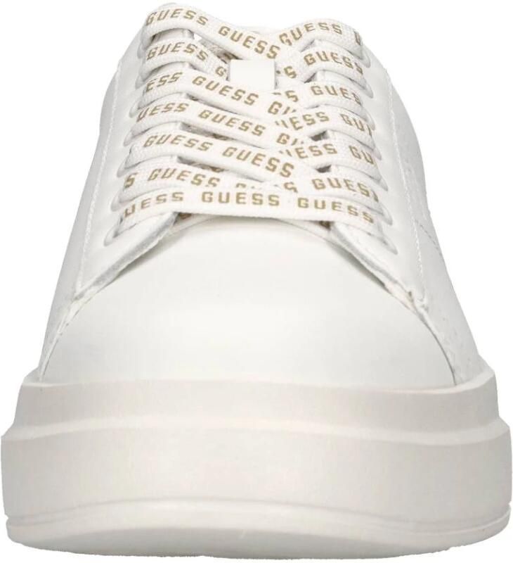 Guess Leren sneakers met strass Elbina White Dames - Foto 2