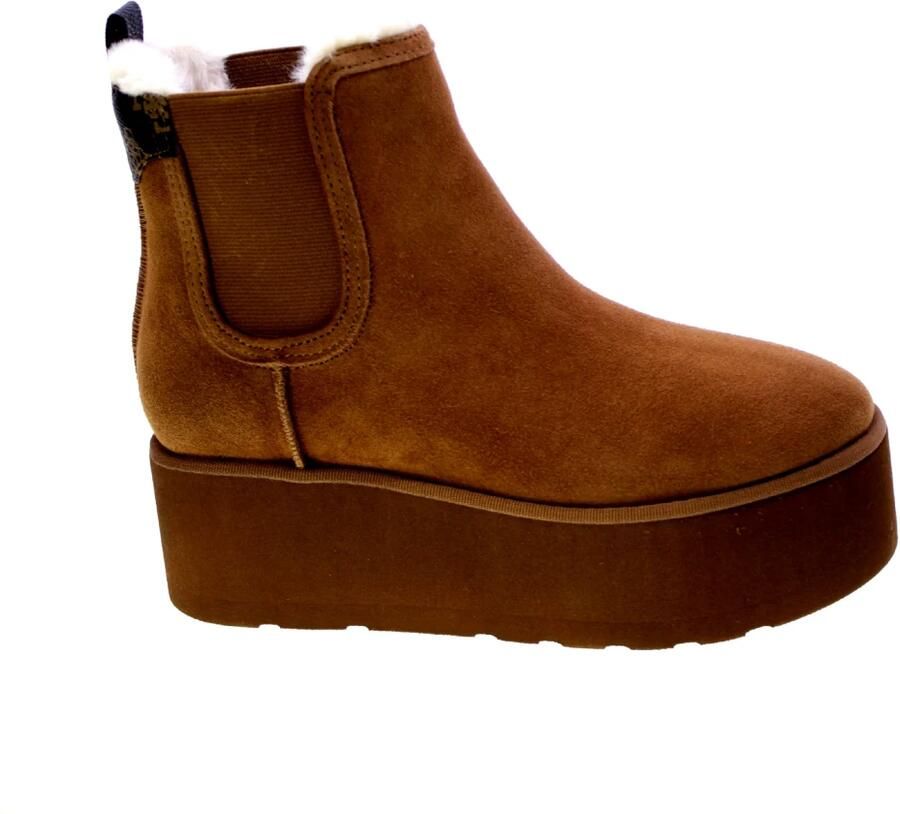 Guess Suède Chelsea laarzen met pioen detail