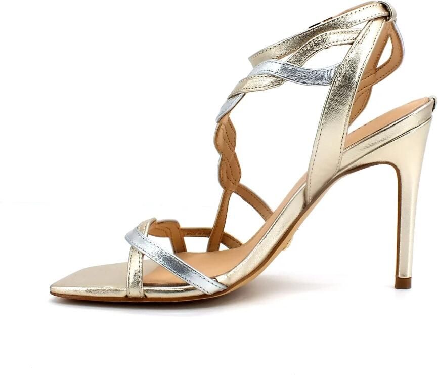 Guess Strappy High Heel Sandal Syivia Yellow Dames - Foto 6