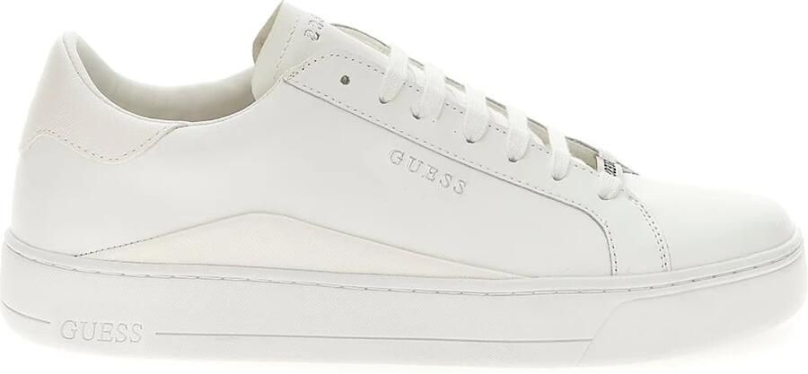 Guess Udine Witte Herenschoenen van 100% Echt Leer - Foto 3