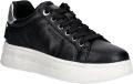 GUESS Sneakers laag 'WESLI' zwart zilver - Zwart