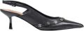 Guess Yanai 4G Peony Logo Slingbacks - Zwart
