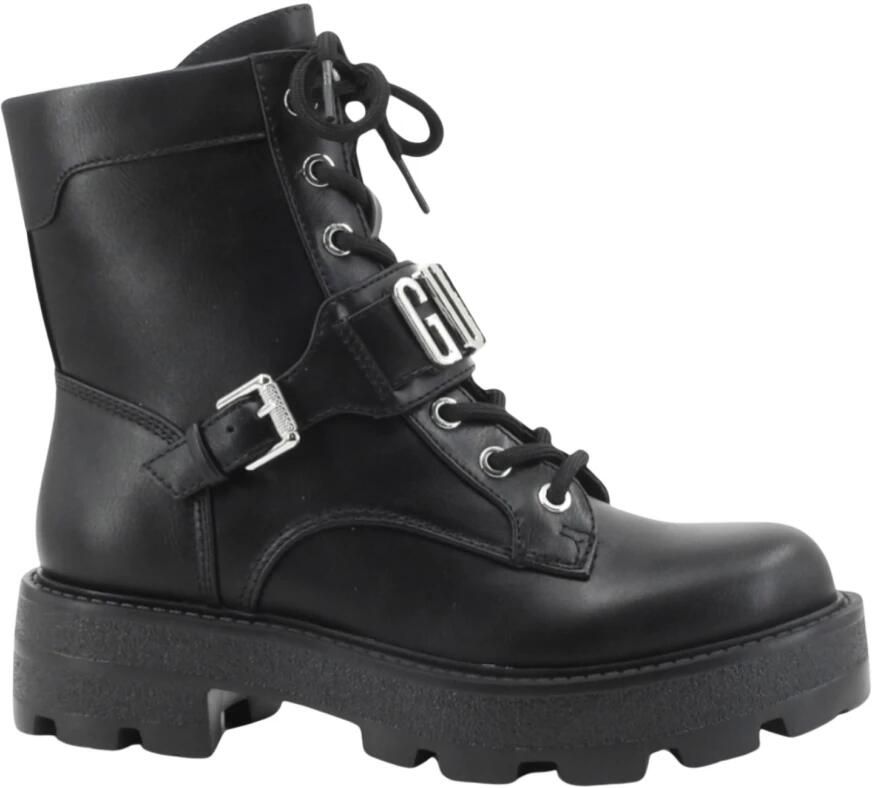 GUESS Yanzy chunky veterboots zwart - Foto 2