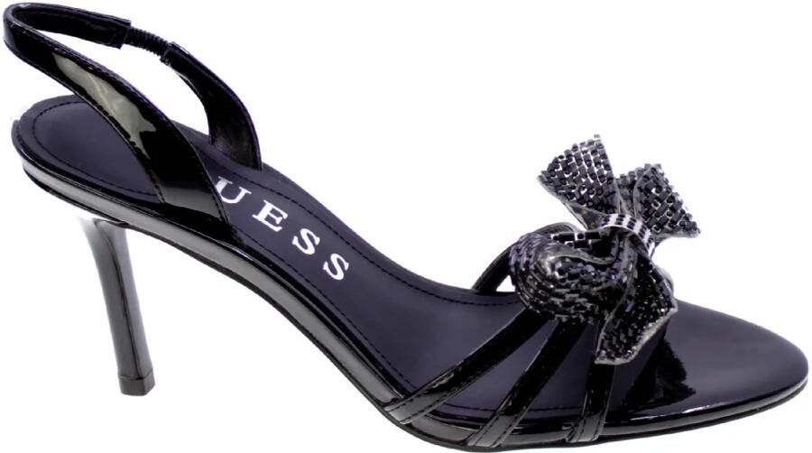 Guess Zilveren Vegan Sandalen met Strass Strik