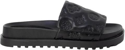 Guess Sandalen met all-over reliëflogo model 'FABIO'