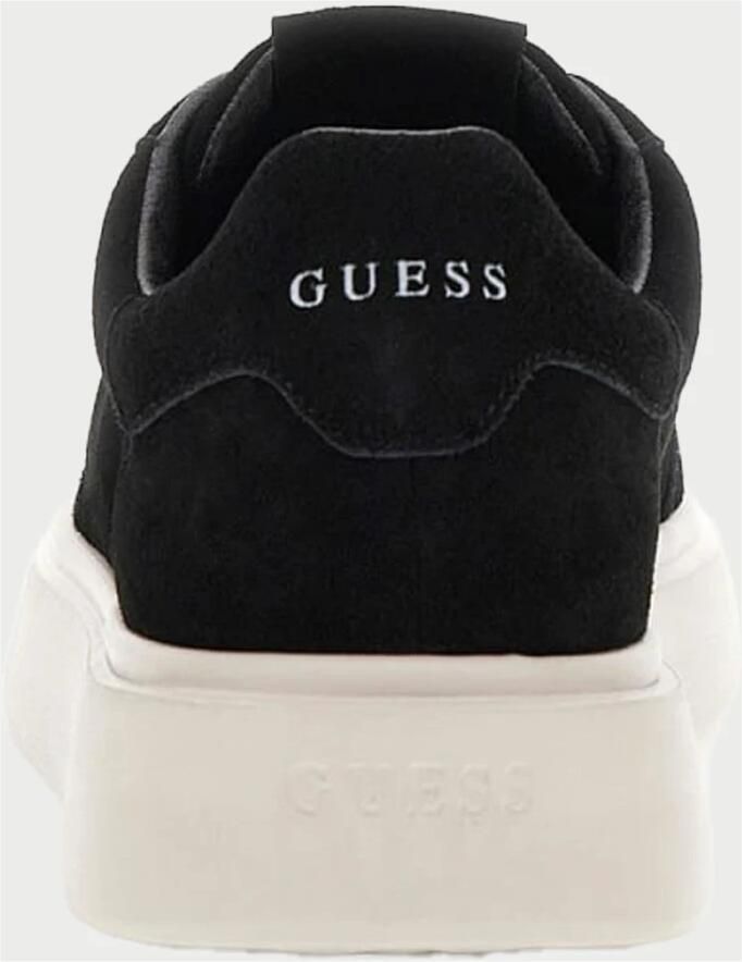 Guess Zwarte Suède Veterschoenen