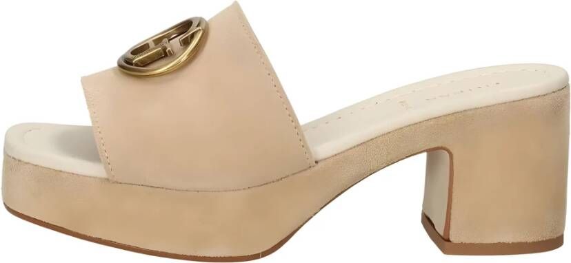 Guess Heeled Mules Beige Dames