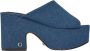 Guess Katoenen hakken pumps voor vrouwen Blue Dames - Thumbnail 12