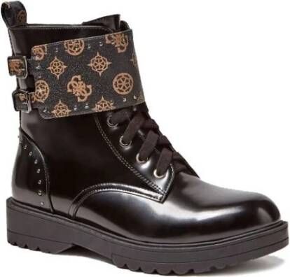 Guess Peony Logo Anfibio Laarzen Black Dames - Foto 2