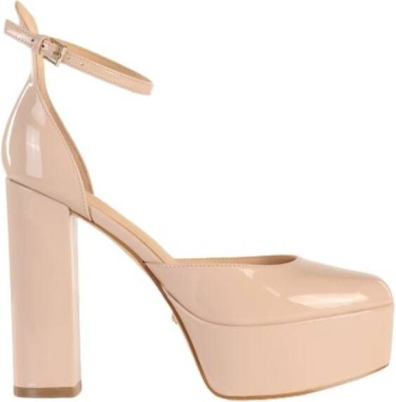 Guess Statement Synthetisch Leren Pumps Beige Dames