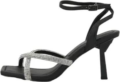 Guess sandals Dezze Fl6Dze Lea03 Zwart Dames