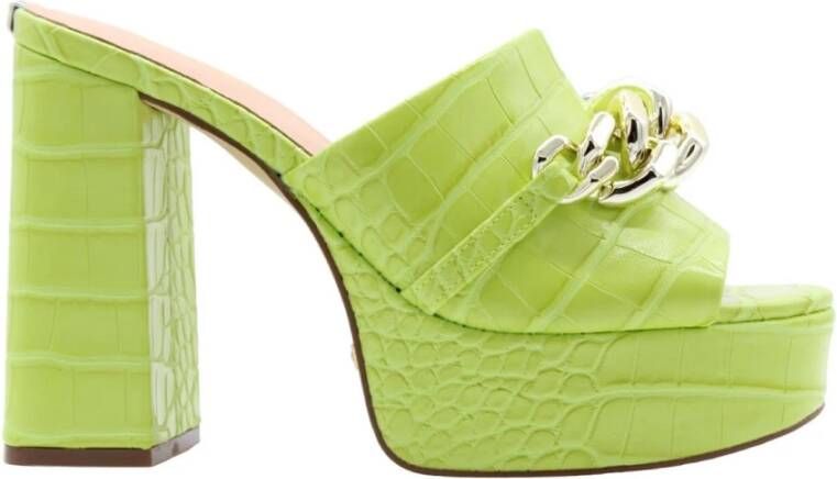 Guess Hoge hak sandalen Groen Dames