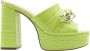 Guess Stijlvolle Hakken Muiltjes Groen Dames - Thumbnail 11